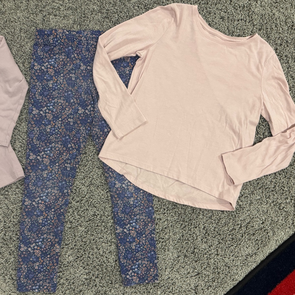 Carter's long sleeve shirt and legging bundle-2 full mix & match outfits! Size 8 - Picture 6 of 11